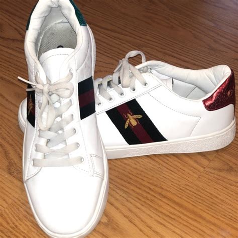 used gucci ace sneakers